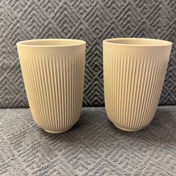 NESPRESSO Coffee Mugs - Set of 2 - HUSK Collection - Picture 2 of 4
